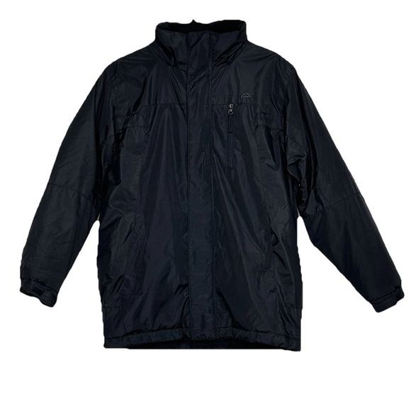 Snozu Womens‎ L 10/12 Performance Black Full Zip Up Jacket Coat Ski Snowboard - Picture 1 of 8